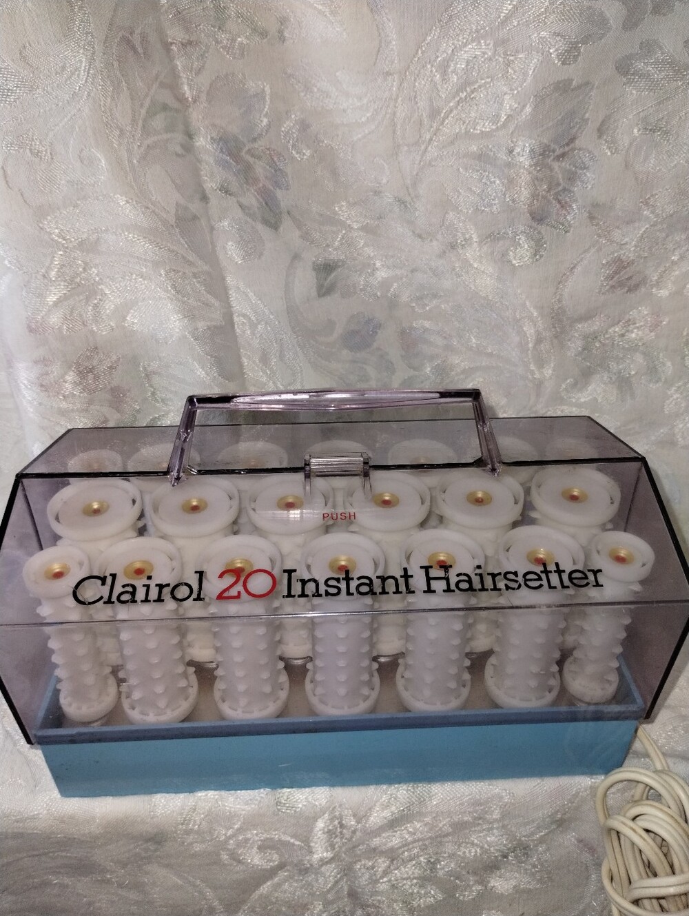 Vintage Clairol 20 Instant Hair Setter With Clips